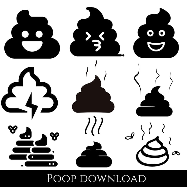 Papperig Poop Poop Icon png, Poop Clipart, Smiling Poop, Poop Emoji Svg, P | Inspire ...