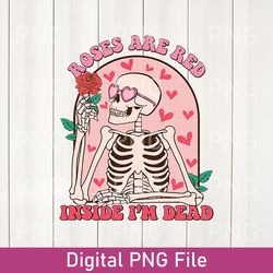 retro valentine skeleton png, skeleton png, skull, valentine's day png, messy bun valentine png, love png, funny skull