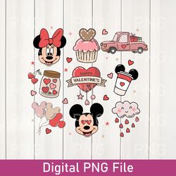 retro mickey minnie valentine png, disney valentine day couple png, happy valentines love png, disney valentines day png