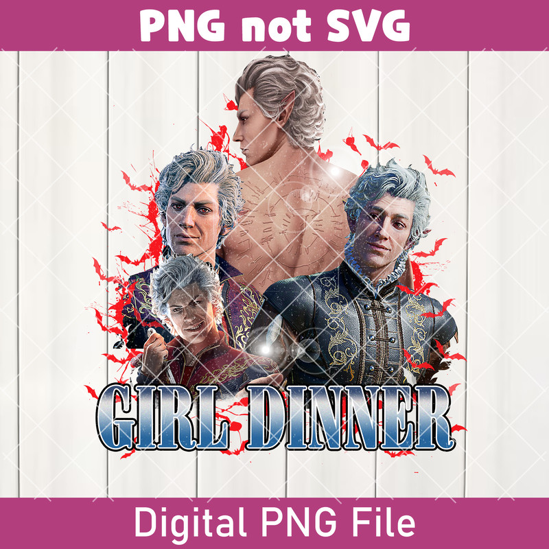 Retro Astarion PNG Baldurs Gate 3 Astarion Vintage PNG Astarion High Elf Vampire PNG BG3 Merch Karlach Gamer Gift 0