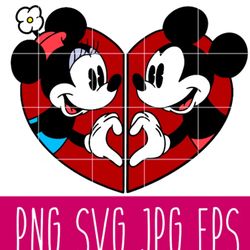 vintage saint-valentin couple souris svg, amour svg, svg saint-valentin, svg souris fille, cricut, fichier de coupe silh