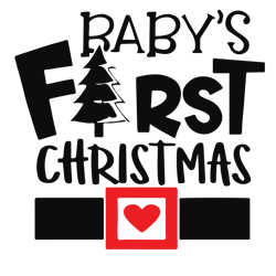 Baby Christmas First Svg, Funny Christmas Svg, Merry Christmas Svg, Christmas Svg, Holiday Svg, Digital download