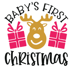 Baby Christmas First Svg, Funny Christmas Svg, Merry Christmas Svg, Christmas Svg, Holiday Svg, Digital download