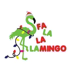 fa la la mingo svg, christmas flamingo svg, winter svg, holiday svg, flamingo svg, logo christmas svg, instant download