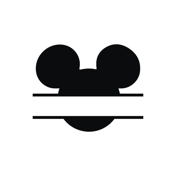 Mickey head split Svg, Mickey Svg, Disney Svg, Disney Mickey - Inspire ...