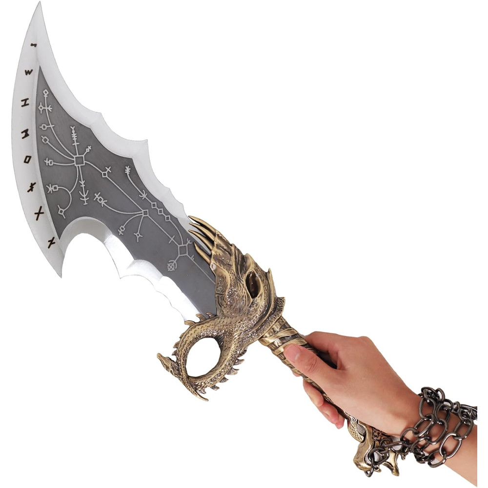 God Of WarKratos Blades Of Chaos Real Full Metal21inch Stainless Steel11 Replica From The Game Weapon Prop 1