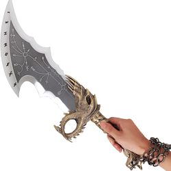 God of War,Kratos Blades of Chaos Real Full Metal,21inch Stainless Steel,1:1 Replica from The Game Weapon Prop