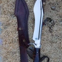 north american knives hunting, rambo, survival & bowie knife – full tang tactical outdoor blade with sheath for camping,