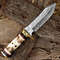 North American Knife 13Inch Handmade Hunting Knife With Engraved Bone Handle  Full Tang Fixed Blade 5