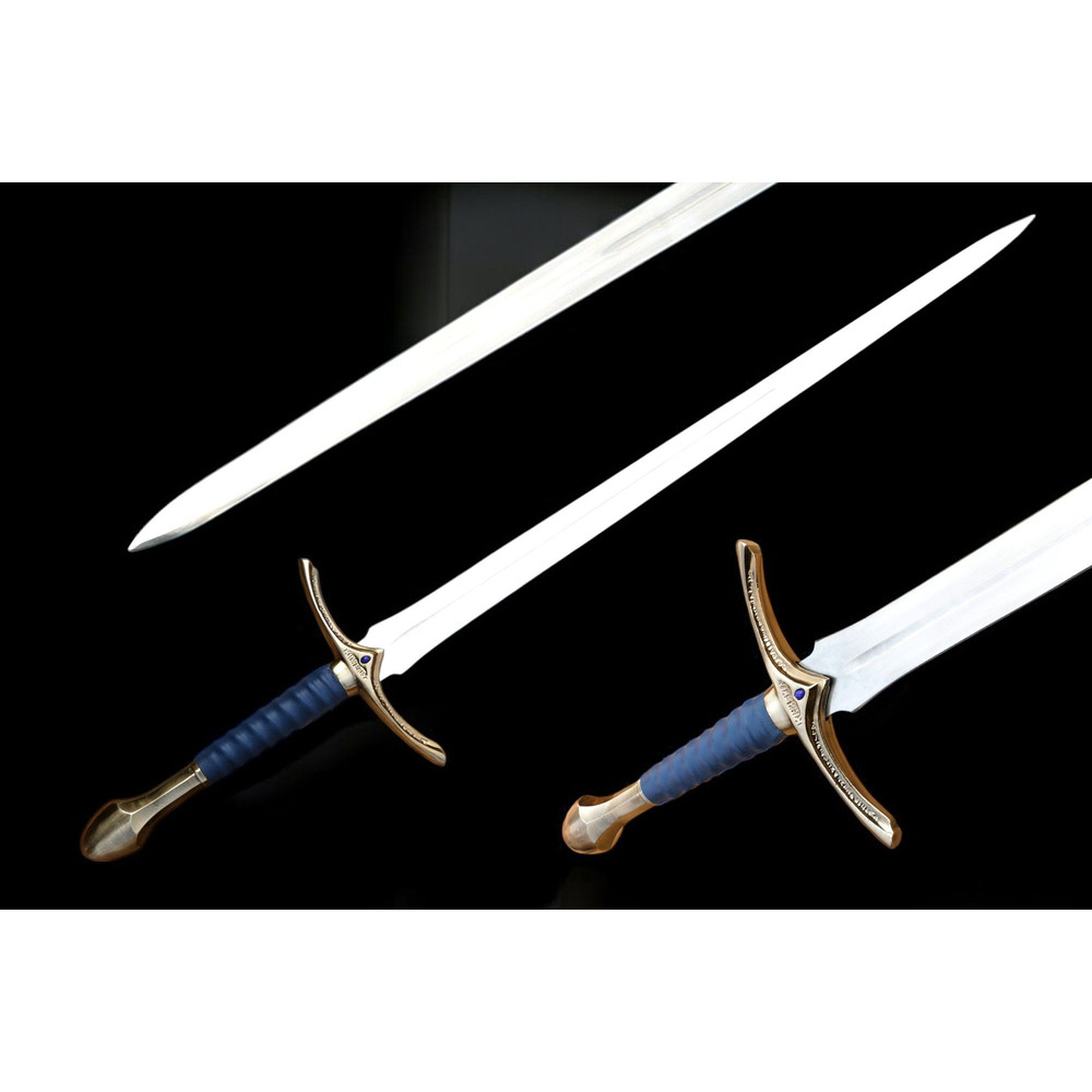 North American Knives  Glamrig Handmade 17 High Carbon Damascus Steel Sword With Leather Sheath  Pr 4