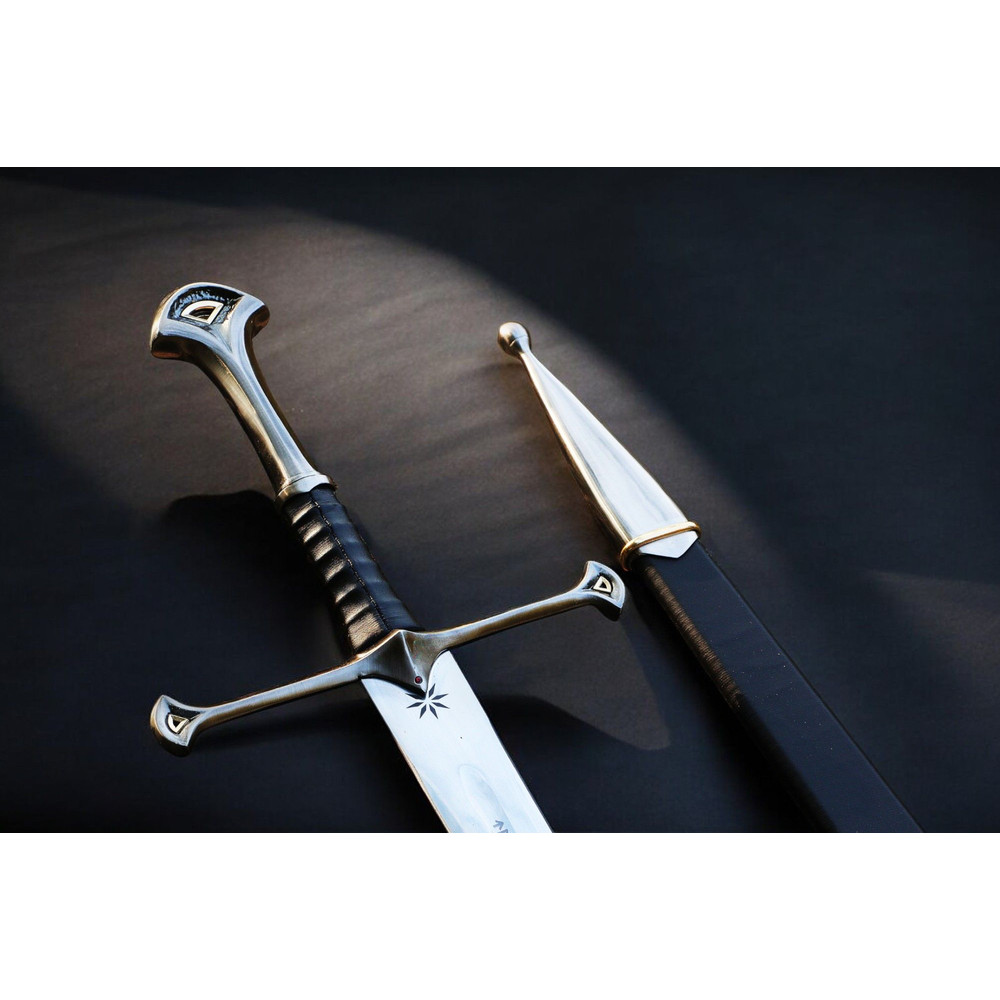 North American Knives Anduril Tactical Sword Authentic Carbon Steel Replica Handforged Sword For C 0