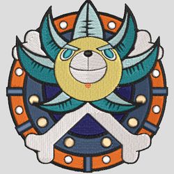 sunny logo, luffy, machine embroidery design, instant download, 3 sizes & dst, sew, pes, exp, hus, pec, jef, vp3, xxx