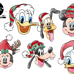 Mickey Mouse  Christmas clip art, Mickey Mouse  Christmas  watercolor , watercolor Christmas  clip art