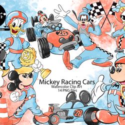 Mickey Mouse Racing Cars