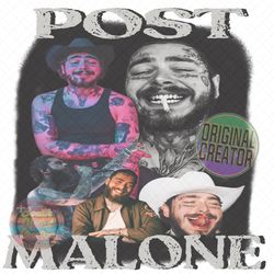 POST MALONE SUBLIMATION, POST MALONE PNG DTF, POST MALONE DIGITAL CLIPART, POST MALONE SHIRT DESIGN