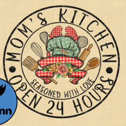 Funny Moms Kitchen Sublimation PNG Design 110