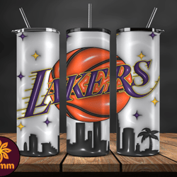 3d inflated la lakers basketball team, basketball design,nba teams,nba sports,nba tumbler wrap,nba ds-14