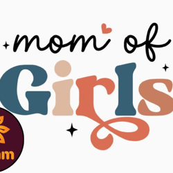mom of girls retro mothers day