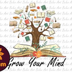 grow your mind book flower sublimation