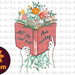 all the cool kids are reading png design