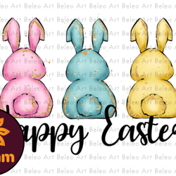 happy easter day sublimation design