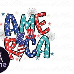 all american babe retro 4th of july png