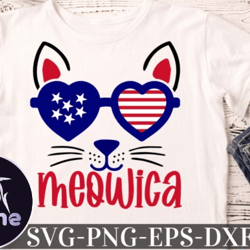 meowica, meowica svg, 4th of july svg