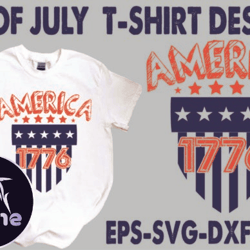 happy 4th of july tshirt design usa flag