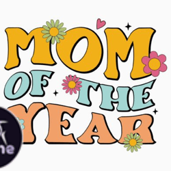 Mom of the Year Retro Mom SVG Design 324