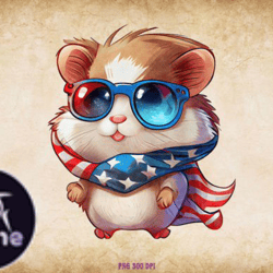Patriotic Frog Clipart 4th of July Design 17