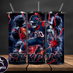 Houston Texans Tumbler Wrap Glow, NFL Logo Tumbler Png, NFL Design Png-13
