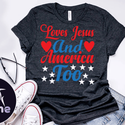 4th of July Typography T-shirt Design Design 45