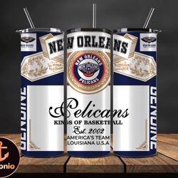 new orleans pelicans tumbler wrap, basketball design,nba teams,nba sports,nba tumbler wrap,nba ds-60