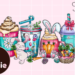 Coffee Easter Day Bunny Png Sublimation
