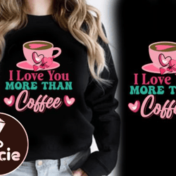 i love more coffee pink gnomes valentine