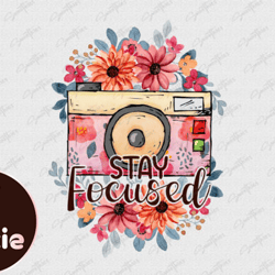 Stay Focus Photography Vintage PNG Design 34