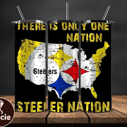 Pittsburgh Steelers Logo NFL, Football Teams PNG, NFL Tumbler Wraps PNG Design 42