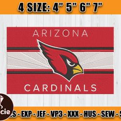 Cardinals Embroidery, NFL Cardinals Embroidery, NFL Machine Embroidery Digital, 4 sizes Machine Emb Files - 02 -Wayne