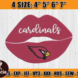 Cardinals Embroidery, NFL Cardinals Embroidery, NFL Machine Embroidery Digital, 4 sizes Machine Emb Files - 04 -Wayne