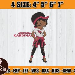 Cardinals Embroidery, Betty Boop Embroidery, NFL Machine Embroidery Digital, 4 sizes Machine Emb Files -17 -Wayne