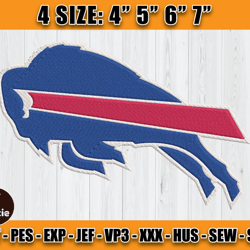 Buffalo Bills Embroidery, NFL Buffalo Bills Embroidery, NFL Machine Embroidery Digital, 4 sizes Machine Emb Files - 03-T