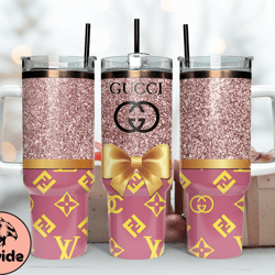 gucci tumbler wrap, gucci logo, luxury tumbler 40oz tumbler wrap d255 by davide