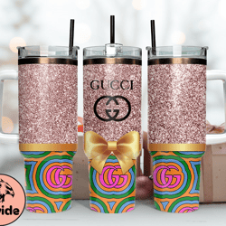 gucci tumbler wrap, gucci logo, luxury tumbler 40oz tumbler wrap d263 by davide