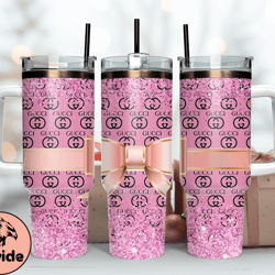 gucci tumbler wrap, gucci logo, luxury tumbler 40oz tumbler wrap d276 by davide