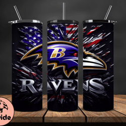 Baltimore Ravens Tumbler Wrap, American Football Tumbler PNG -27