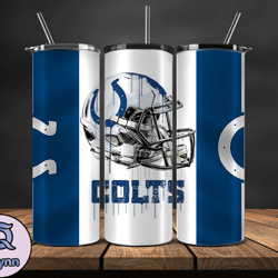 Indianapolis Colts Tumbler Wrap, NFL Logo Tumbler Png, NFL Design Png-18