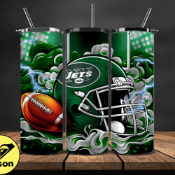 New York Jets Tumbler Wraps, ,Nfl Teams, Nfl Sports, NFL Design Png, Design by Alison 25