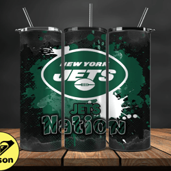New York Jets Logo NFL, Football Teams PNG, NFL Tumbler Wraps PNG Design 19