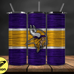 Minnesota Vikings NFL Logo, NFL Tumbler Png , NFL Teams, NFL Tumbler Wrap Design 03