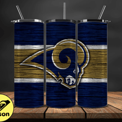Los Angeles Rams NFL Logo, NFL Tumbler Png , NFL Teams, NFL Tumbler Wrap Design 09